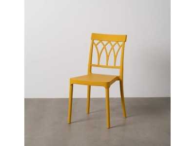 Chaise d'extérieur en polypropylène - WIESEN AMARILLO Chaise d'extérieur en polypropylène - WIESEN AMARILLO