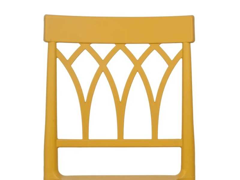Chaise d'extérieur en polypropylène - WIESEN AMARILLO