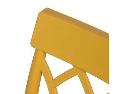 Silla para exterior de polipropileno - WIESEN AMARILLO Silla para exterior de polipropileno - WIESEN AMARILLO