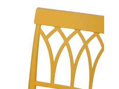 Chaise d'extérieur en polypropylène - WIESEN AMARILLO Chaise d'extérieur en polypropylène - WIESEN AMARILLO