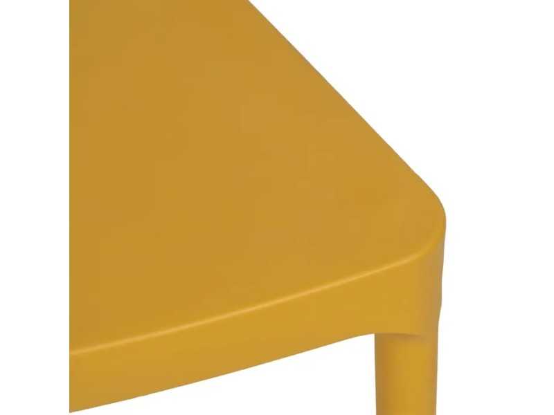Chaise d'extérieur en polypropylène - WIESEN AMARILLO