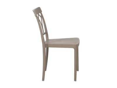 Chaise d'extérieur en polypropylène - WIESEN TAUPE Chaise d'extérieur en polypropylène - WIESEN TAUPE