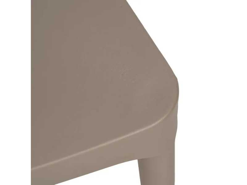 Chaise d'extérieur en polypropylène - WIESEN TAUPE
