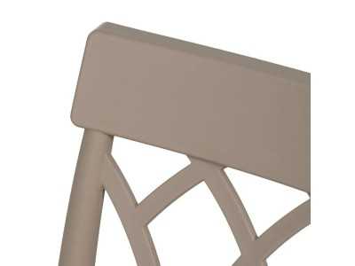 Chaise d'extérieur en polypropylène - WIESEN TAUPE Chaise d'extérieur en polypropylène - WIESEN TAUPE