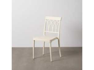 Chaise d'extérieur en polypropylène - WIESEN BLANCO