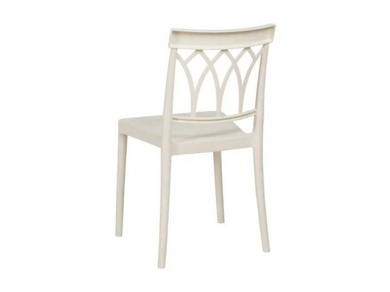 Chaise d'extérieur en polypropylène - WIESEN BLANCO