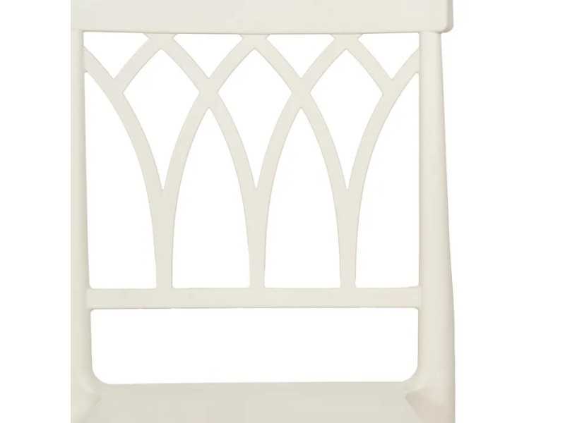 Chaise d'extérieur en polypropylène - WIESEN BLANCO