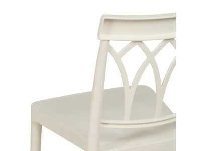 Outdoor polypropylene chair - WIESEN BLANCO