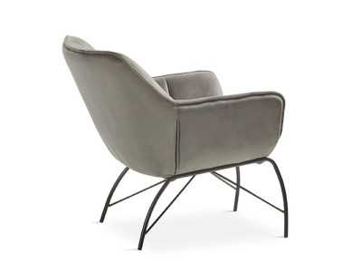 Fauteuil design moderne avec structure en acier laqué - ALIZÉE TOPO
