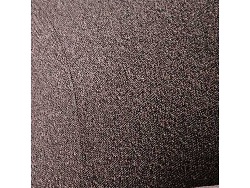 Sillón de diseño tapizado con patas en acero inoxidable - AIMÉE