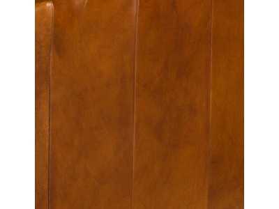 Sillón chester de diseño clásico tapizado en piel genuina con ruedas - ARIZONA