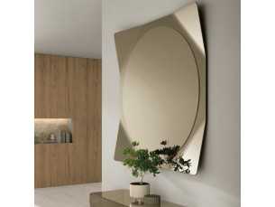 Square tempered glass mirror - ADAMO