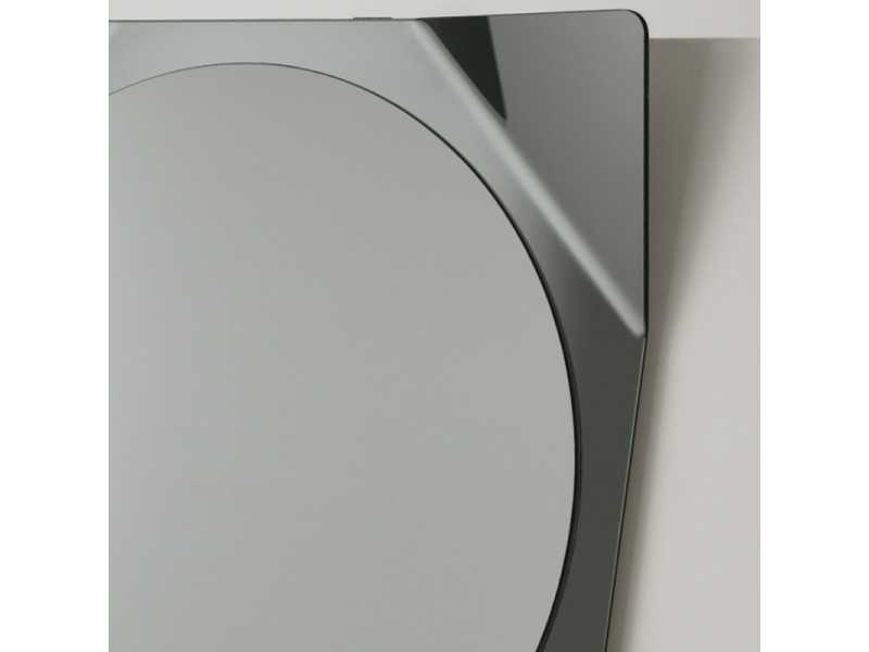 Square tempered glass mirror - ADAMO