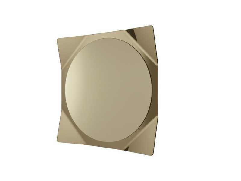 Square tempered glass mirror - ADAMO