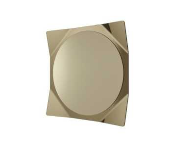 Square tempered glass mirror - ADAMO
