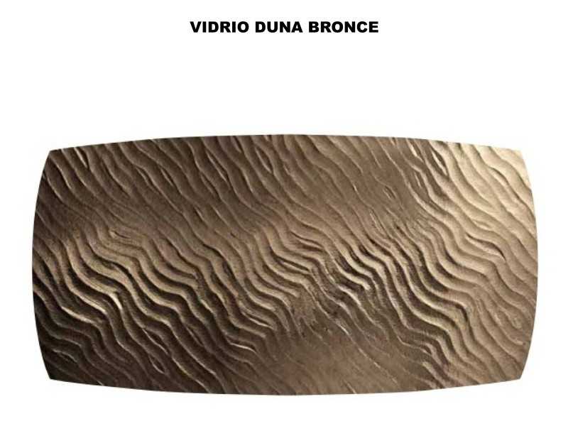 Mesa fija de diseño italiano con tapa de cristal o mármol porcelánico - AALMA VERRE