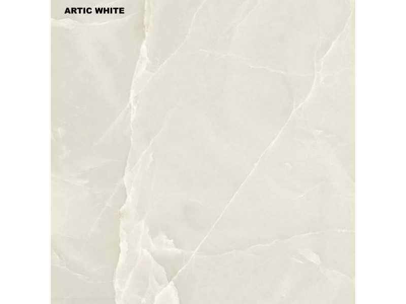 Table fixe design italien avec plateau en verre ou en marbre porcelaine - AALMA VERRE