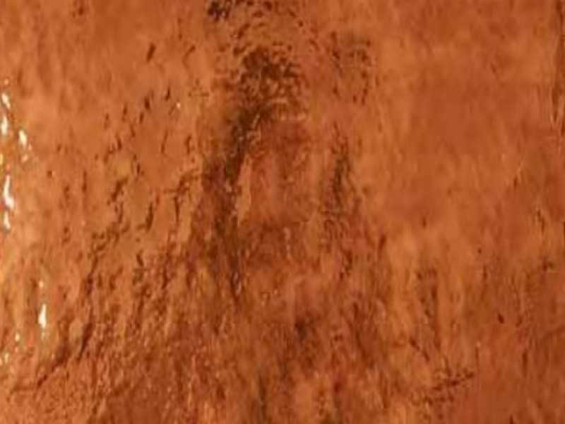 Round coffee table made of lacquered steel with a porcelain marble or wavy glass top - ABRACCIO