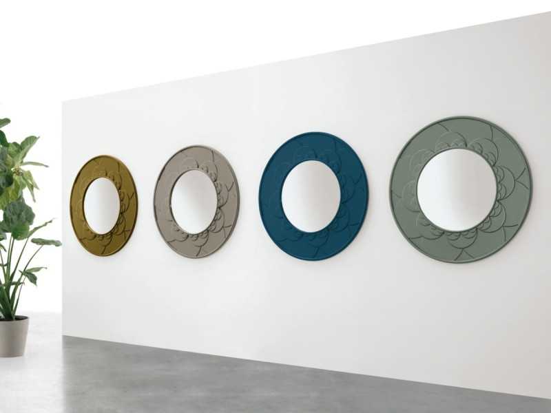 Italian design round mirror - ABELE