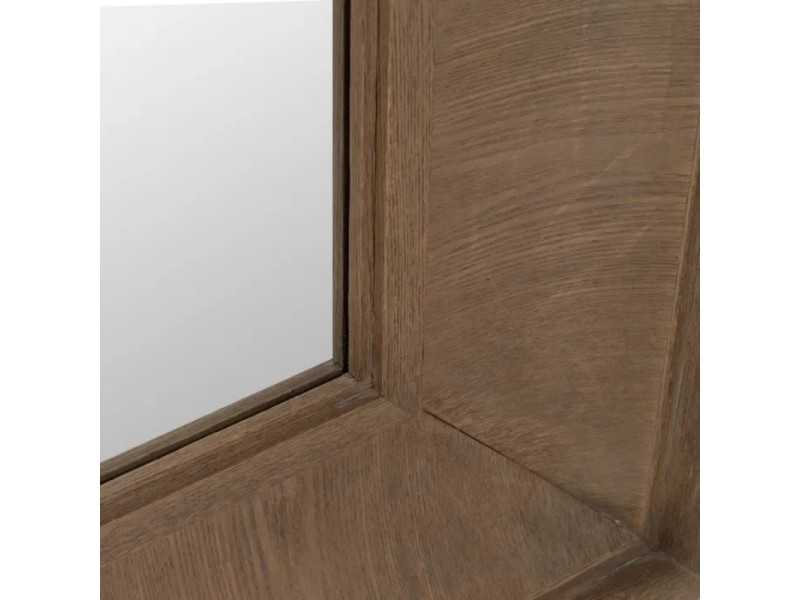Rectangular wooden wall mirror - ASA NATURAL