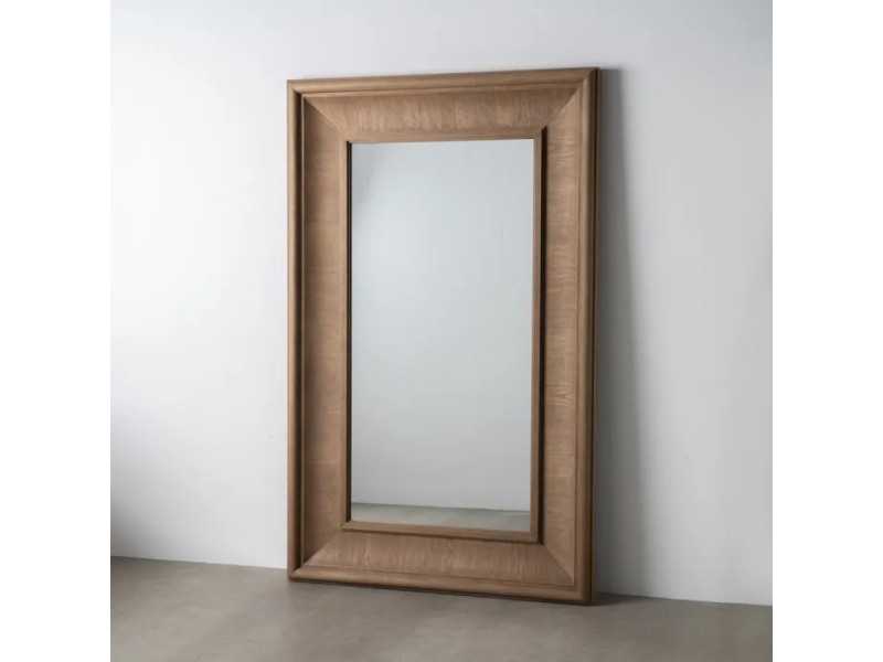 Rectangular wooden wall mirror - ASA NATURAL