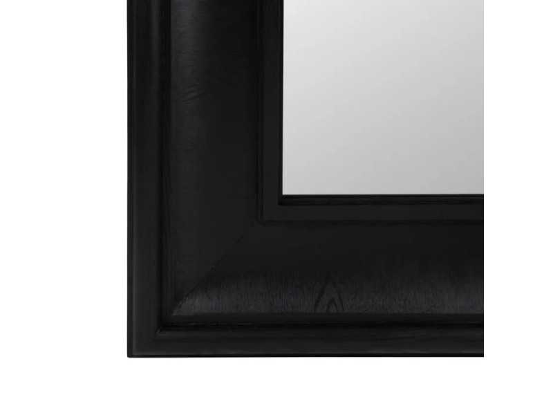 Rectangular wall mirror made of ash wood - ASA NOIR