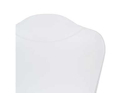Outdoor chair in white polyurethane and iron legs - ALMA BLANCO Outdoor chair in white polyurethane and iron legs - ALMA BLANCO