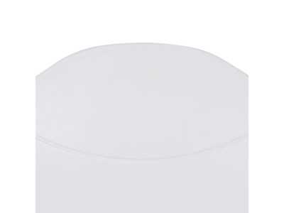 Chaise d'extérieur en polyuréthane blanc et pieds en fer - ALMA BLANCO Chaise d'extérieur en polyuréthane blanc et pieds en fer - ALMA BLANCO