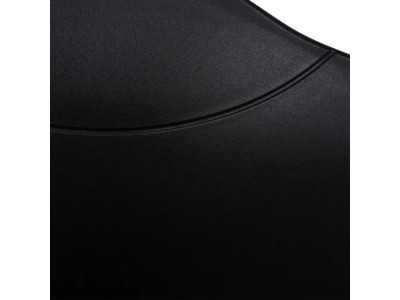 Outdoor chair in black polyurethane and iron legs - ALMA NEGRO Outdoor chair in black polyurethane and iron legs - ALMA NEGRO
