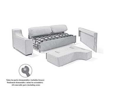 Sofá cama de diseño con sistema italiano - ADRIENNA