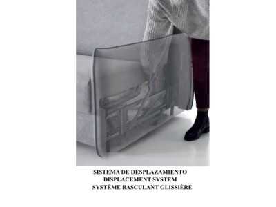 Sofá cama de diseño con sistema italiano - ADRIENNA