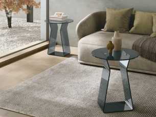 Mesa auxiliar de cristal templado - ANNECY