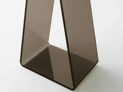 Tempered glass side table - ANNECY Tempered glass side table - ANNECY