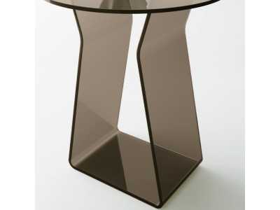 Tempered glass side table - ANNECY Tempered glass side table - ANNECY