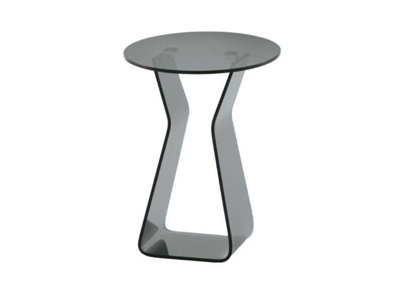 Tempered glass side table - ANNECY