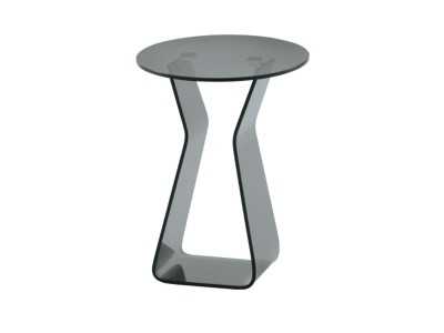 Tempered glass side table - ANNECY Tempered glass side table - ANNECY