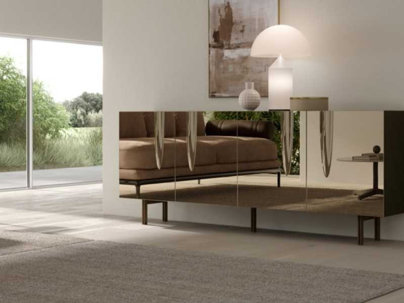 Designer sideboard with 4 doors - ABABOL