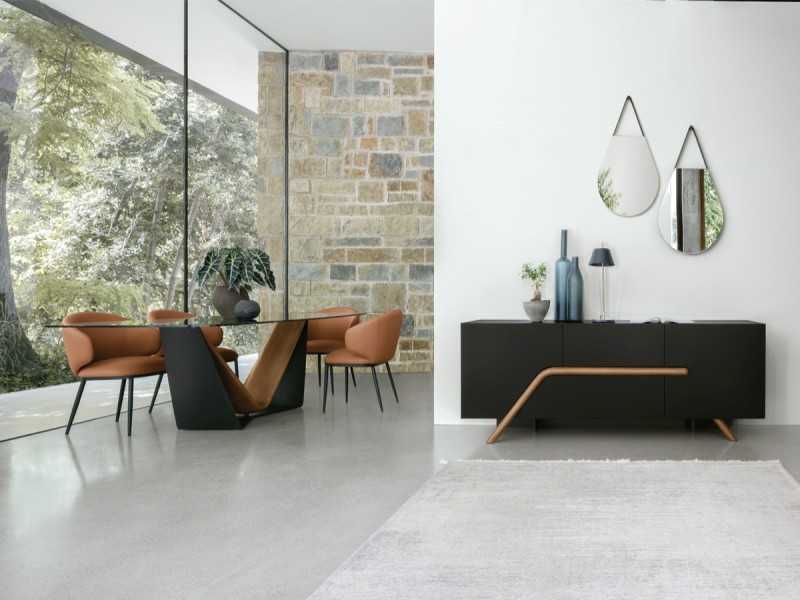 Buffet design laqué 2 portes et 2 tiroirs - AZORES