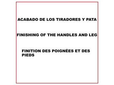 Aparador de diseño lacado de 2 puertas y 2 cajones - AZORES