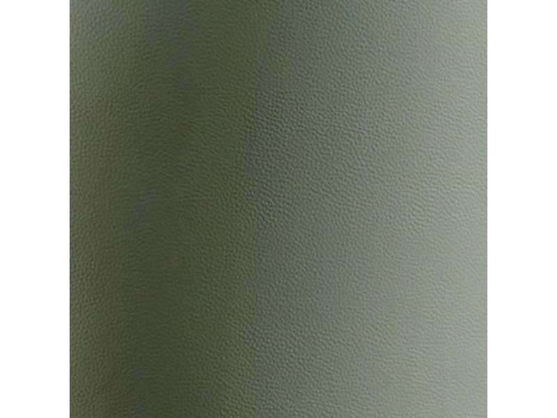 Swivel chair upholstered in synthetic leather with a stainless steel base - ABACO