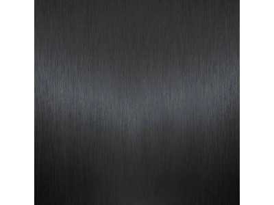 High sideboard/bar cabinet upholstered in genuine leather with walnut details - ABBA