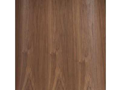 Walnut veneer dining table with oval porcelain marble top - AAL Walnut veneer dining table with oval porcelain marble top - AAL