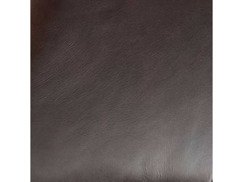 Swivel armchair with double relaxation mechanism upholstered in genuine leather - PIETRO