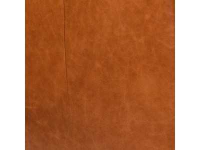 Designer armchair upholstered in genuine leather with a wooden base - CLARA Designer armchair upholstered in genuine leather with a wooden base - CLARA