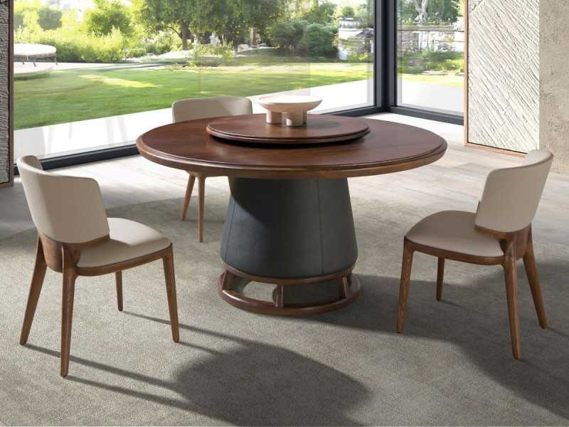 Table ronde fixe au design moderne - ALEXANDRA