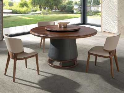 Table ronde fixe au design moderne - ALEXANDRA Table ronde fixe au design moderne - ALEXANDRA