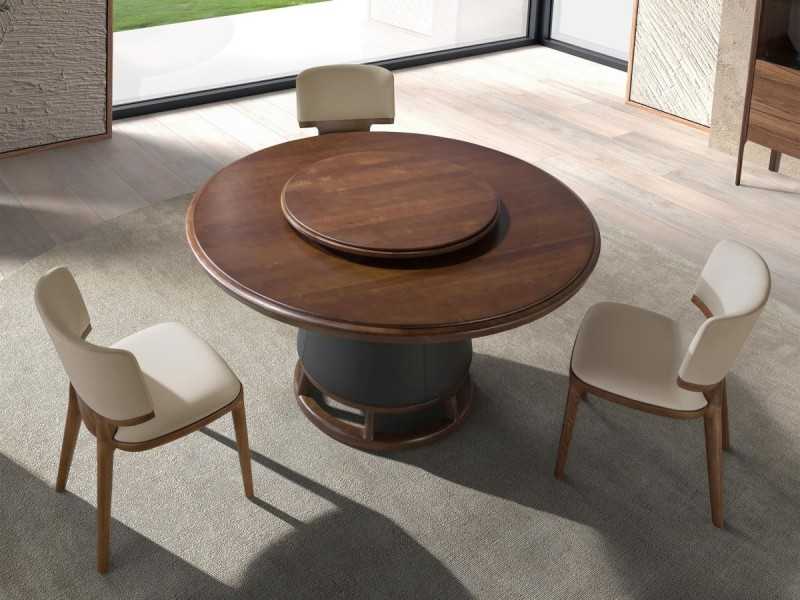 Table ronde fixe au design moderne - ALEXANDRA