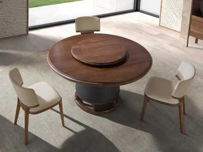 Table ronde fixe au design moderne - ALEXANDRA Table ronde fixe au design moderne - ALEXANDRA