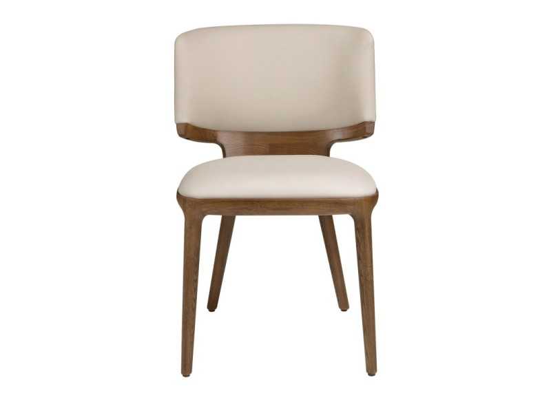 Silla de diseño en madera chapada de nogal - ALEXANDRA NOGAL