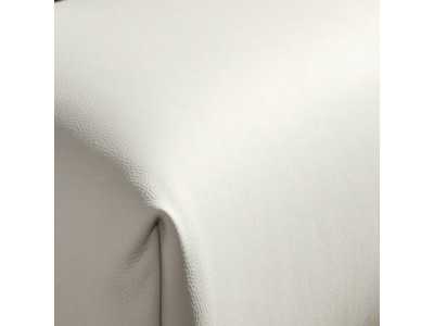 Modern design sofa with chaise longue upholstered in genuine leather - ADELLE D